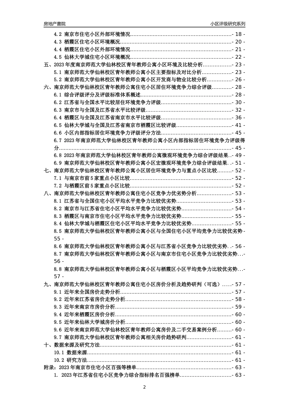 [小区点评]南京师范大学仙林校区青年教师公寓(南京市栖霞区)小区居住环境竞争力评级及房价趋势分析报告(2024版)_第2页