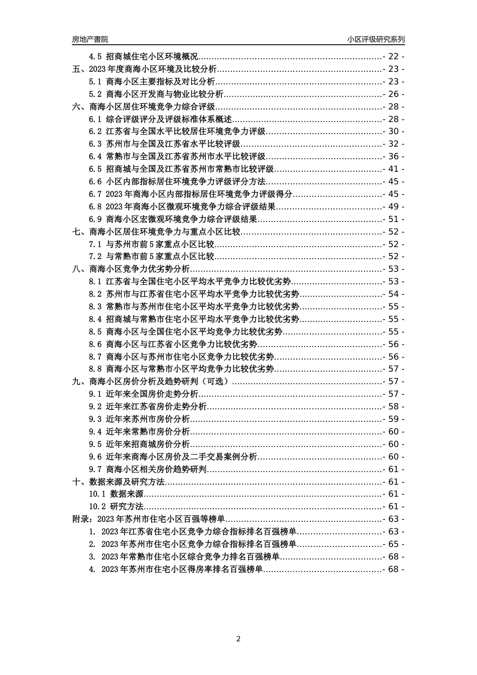 [小区点评]商海小区(苏州市常熟市)小区居住环境竞争力评级及房价趋势分析报告(2024版)_第2页