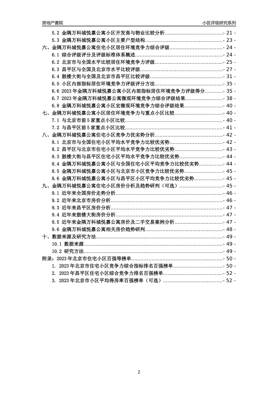 [小区点评]金隅万科城悦嘉公寓(北京昌平)小区居住环境竞争力评级及房价趋势分析报告(2024版)_第2页