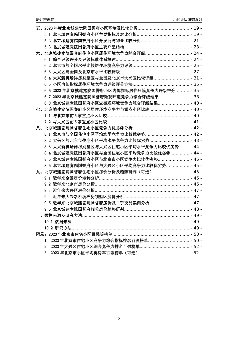 [小区点评]北京城建宽院国誉府(北京大兴)小区居住环境竞争力评级及房价趋势分析报告(2024版)_第2页