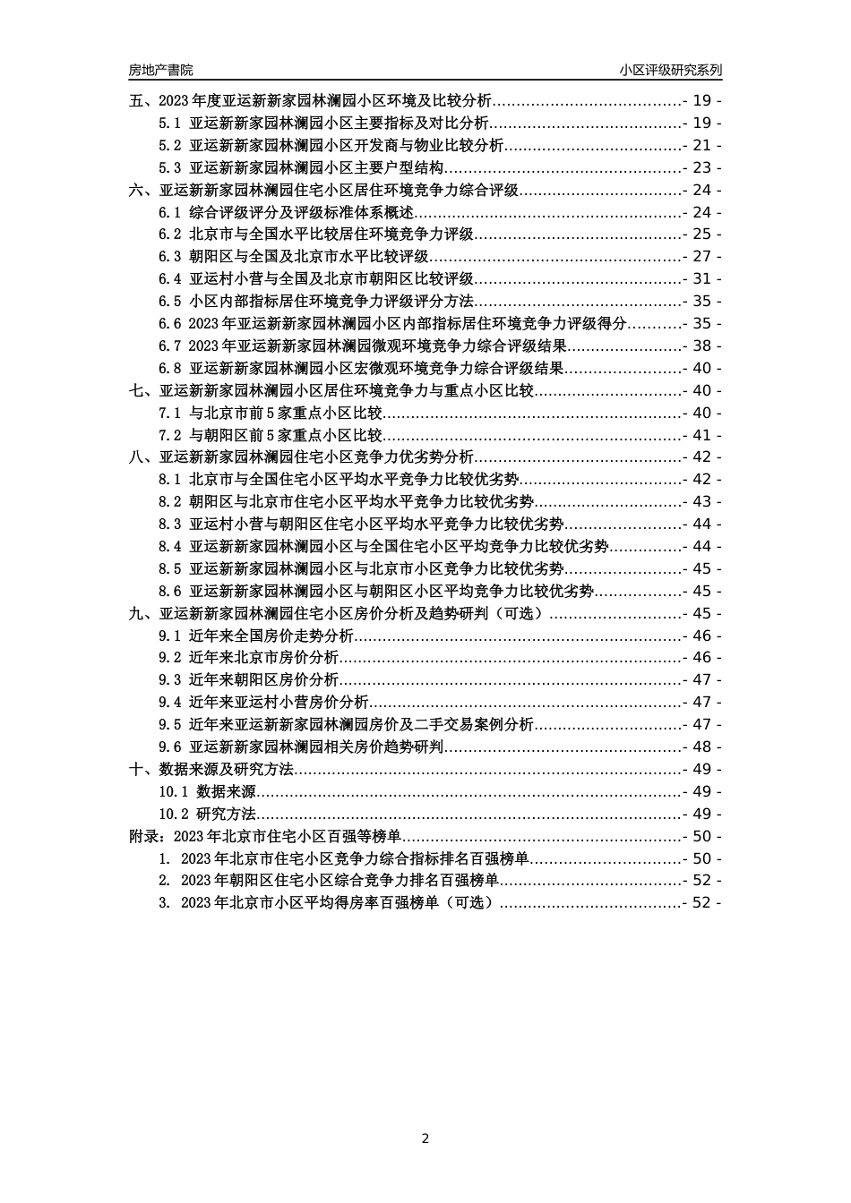 [小区点评]亚运新新家园林澜园(北京朝阳)小区居住环境竞争力评级及房价趋势分析报告(2024版)_第2页
