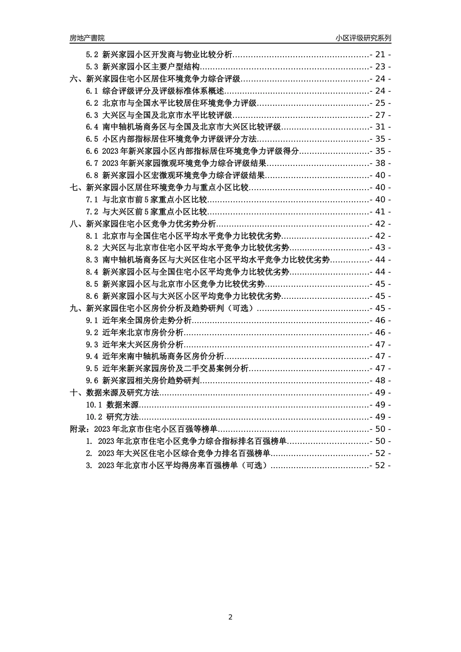 [小区点评]新兴家园(北京大兴)小区居住环境竞争力评级及房价趋势分析报告(2024版)_第2页