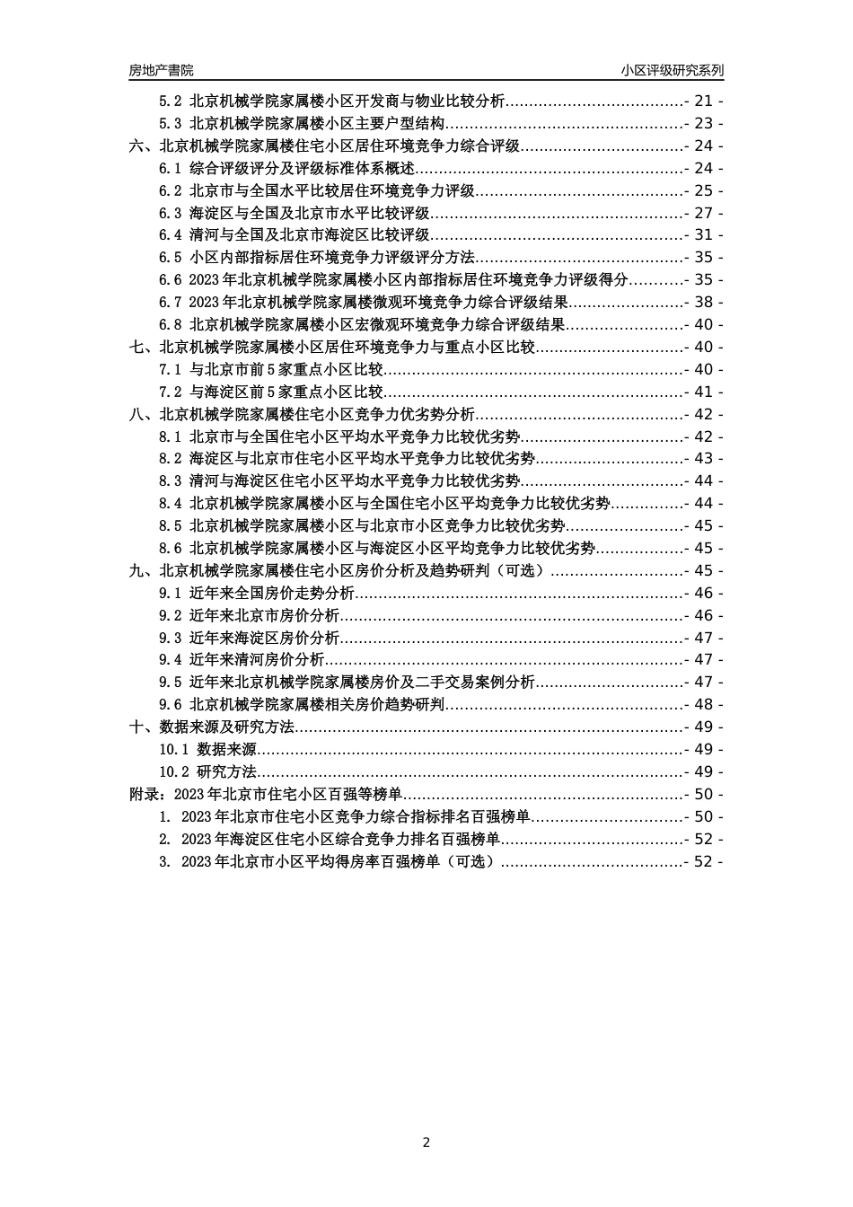 [小区点评]北京机械学院家属楼(北京海淀)小区居住环境竞争力评级及房价趋势分析报告(2024版)_第2页