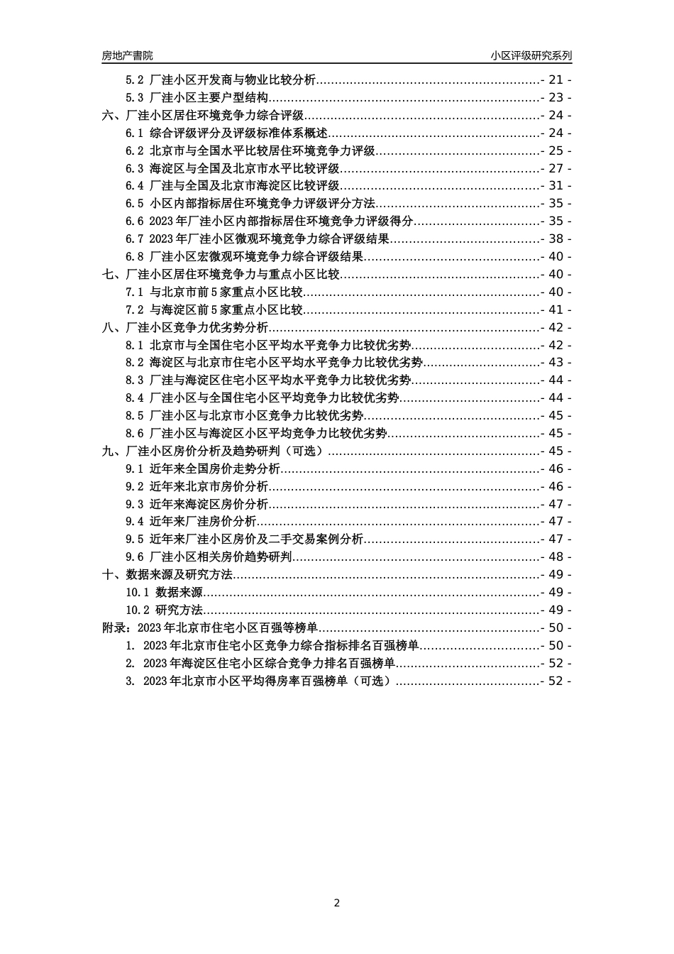 [小区点评]厂洼小区(北京海淀)小区居住环境竞争力评级及房价趋势分析报告(2024版)_第2页