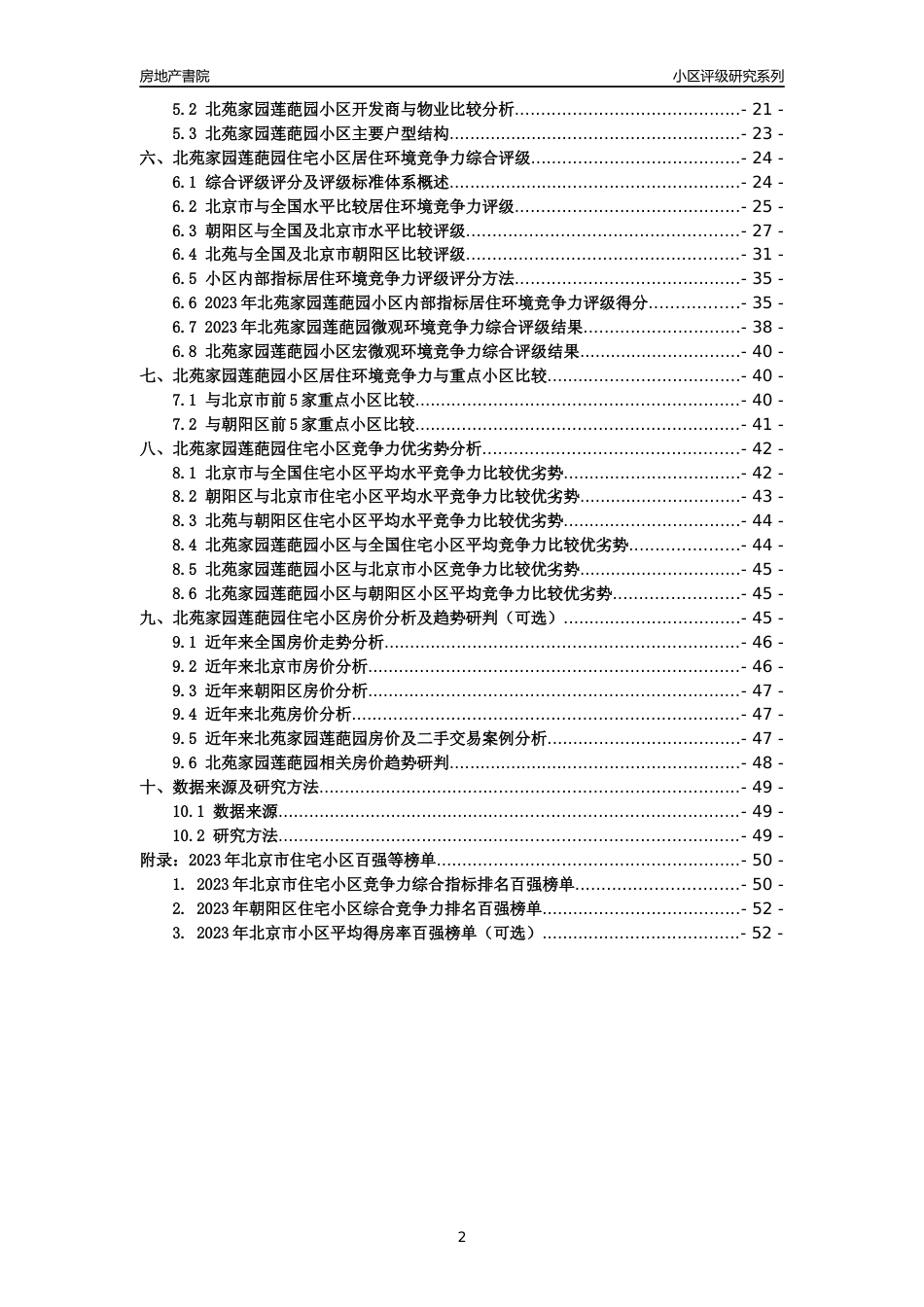 [小区点评]北苑家园莲葩园(北京朝阳)小区居住环境竞争力评级及房价趋势分析报告(2024版)_第2页
