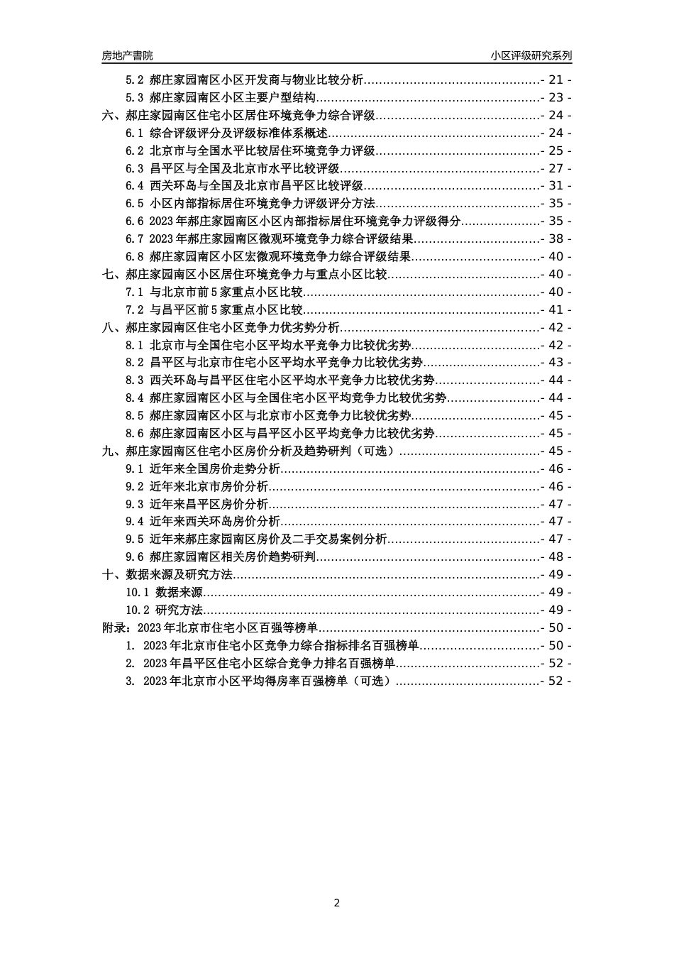 [小区点评]郝庄家园南区(北京昌平)小区居住环境竞争力评级及房价趋势分析报告(2024版)_第2页