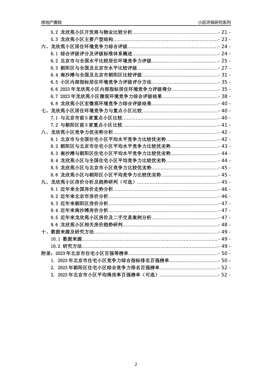 [小区点评]龙欣苑小区(北京朝阳)小区居住环境竞争力评级及房价趋势分析报告(2024版)_第2页