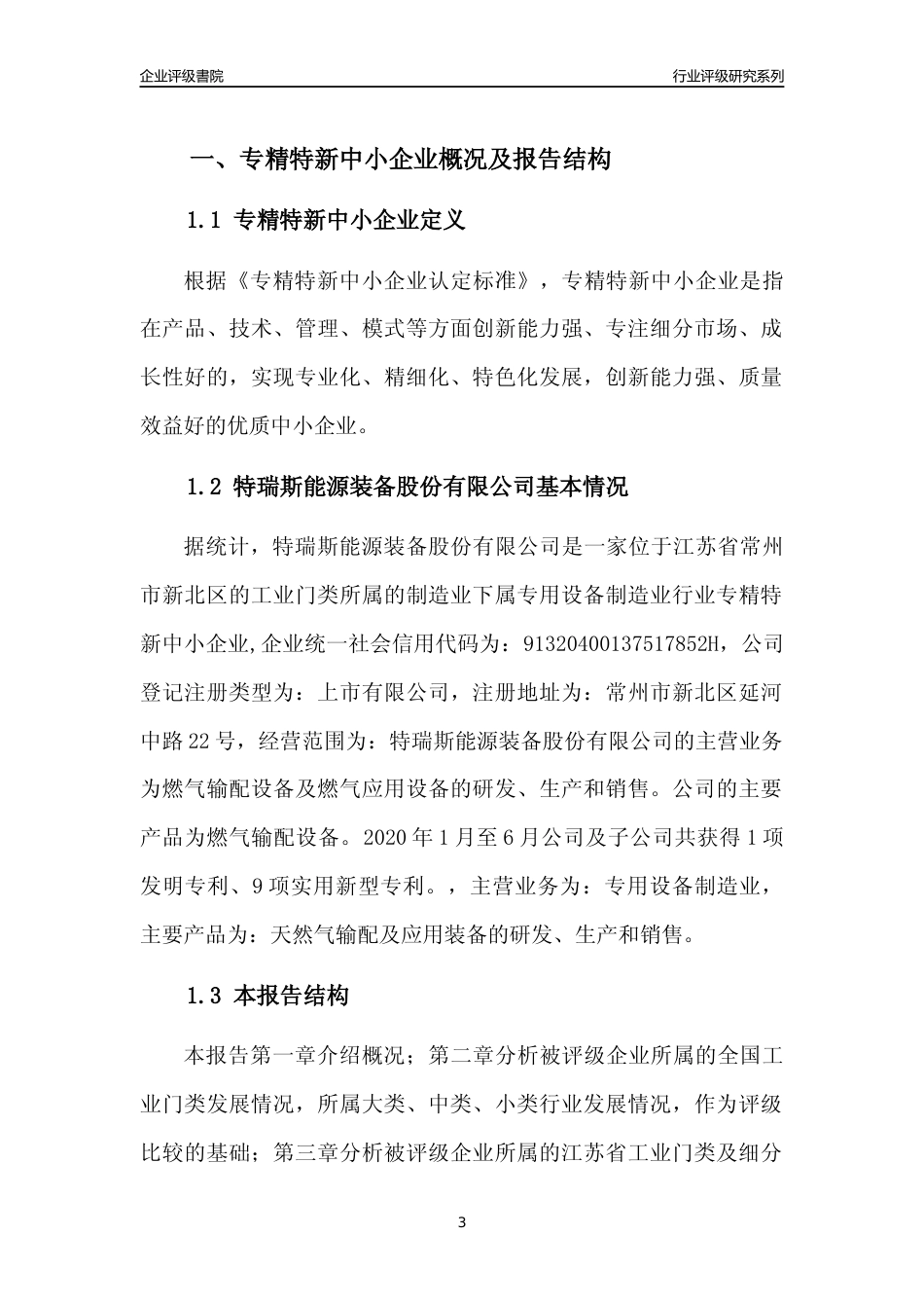 [专精特新]特瑞斯能源装备股份有限公司行业竞争力评级分析报告(2023版).docx_第3页