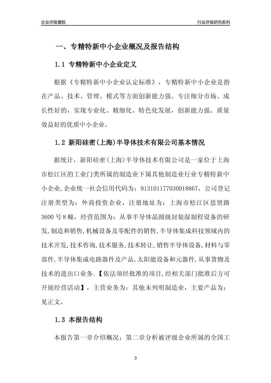 [专精特新]新阳硅密(上海)半导体技术有限公司行业竞争力评级分析报告(2023版)_第3页