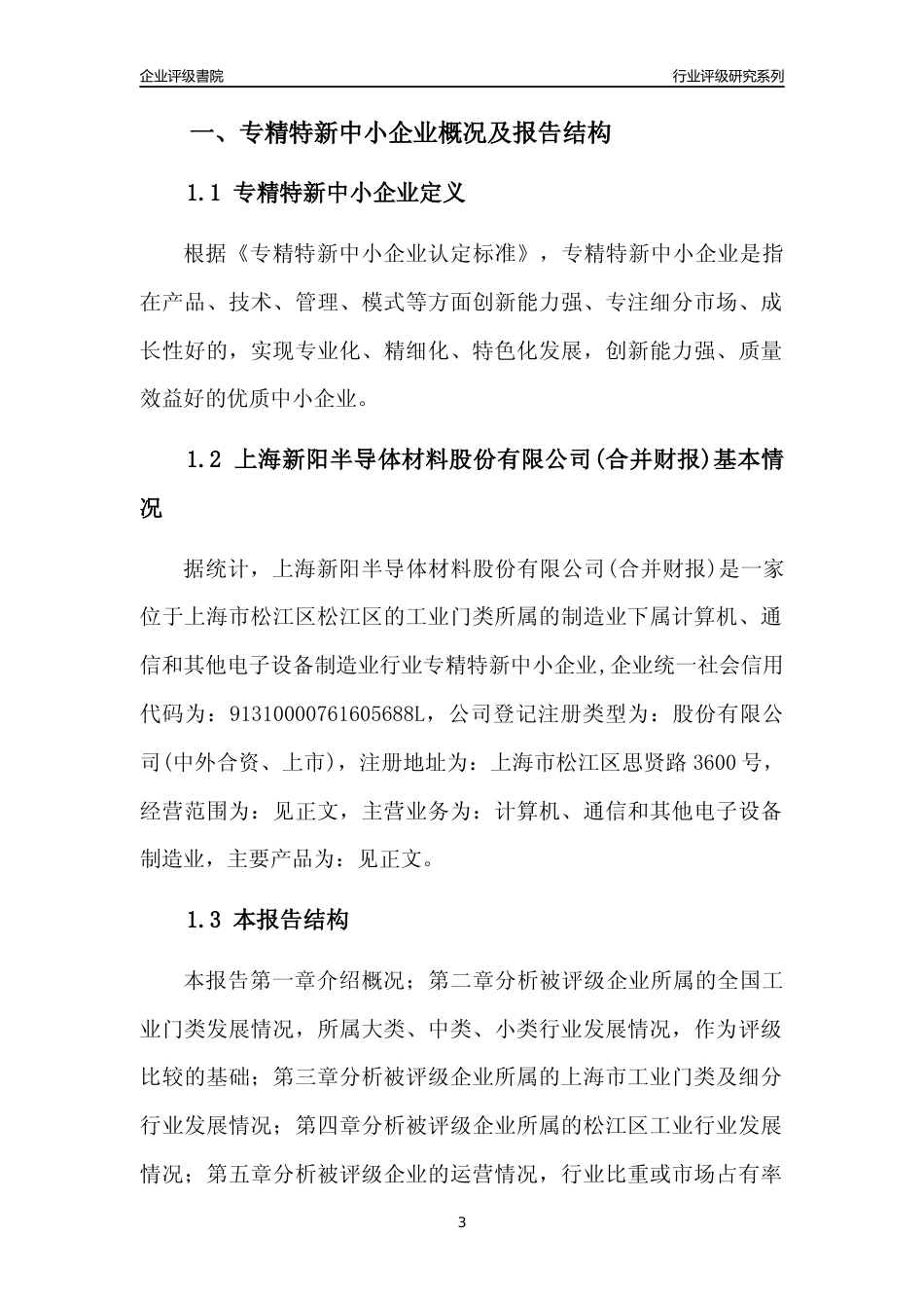 [专精特新]上海新阳半导体材料股份有限公司(合并财报)行业竞争力评级分析报告(2023版)_第3页